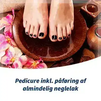 Pedicure inkl. Almindelig Neglelak